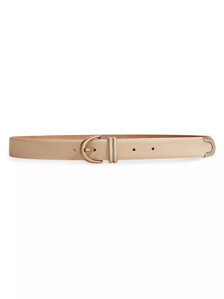 Khaite The Bambi Pebbled Leather Belt 1