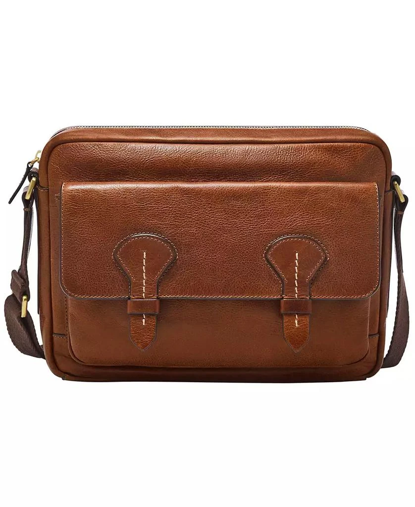 Fossil Men's Bennett Leather Courier Bag 1