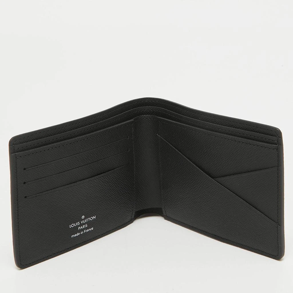 Louis Vuitton Louis Vuitton Black Taiga Leather Multiple Wallet 2