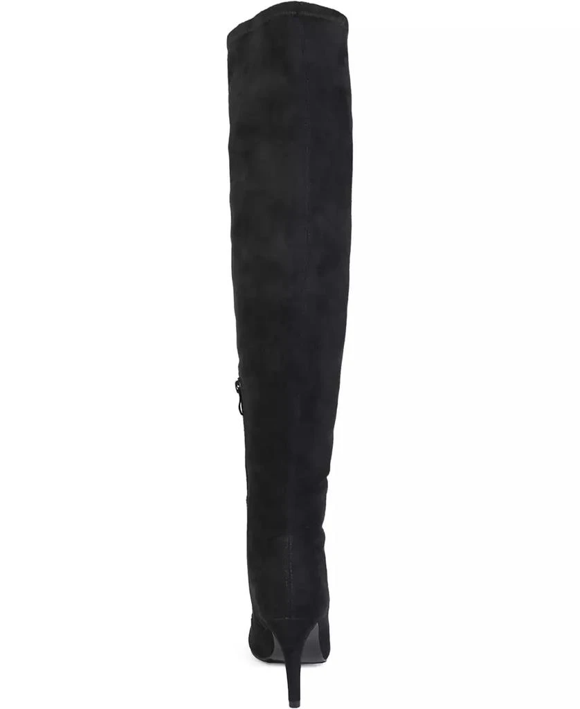 Journee Collection Women's Trill Lace Up Over The Knee Dress Boots 3