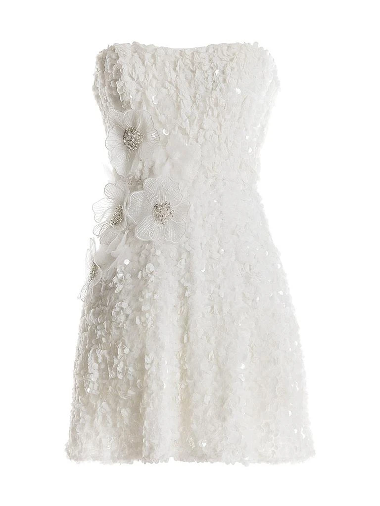 Dress The Population Sasha Embellished Strapless Fit & Flare Minidress 1