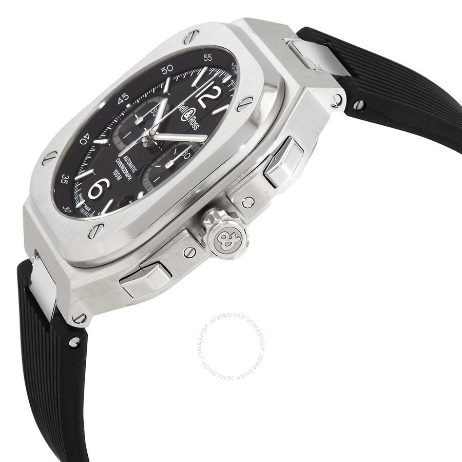 Bell And Ross Bell and Ross Urban BR 05 Chrono Automatic Black Dial Men
s Watch BR05C-BLC-ST/SRB
