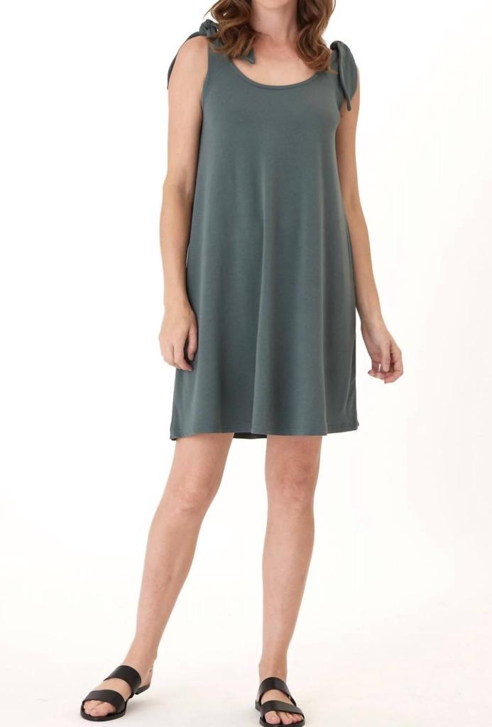 Threads for Thought Nuri Modal Terry Dress In Seagrass