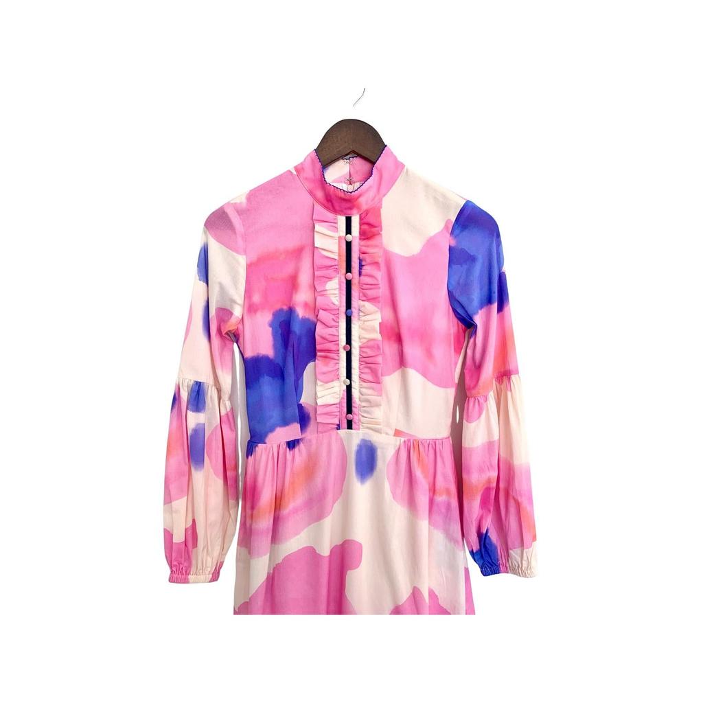 De Loreta Puno Dress In Millpa Rosa