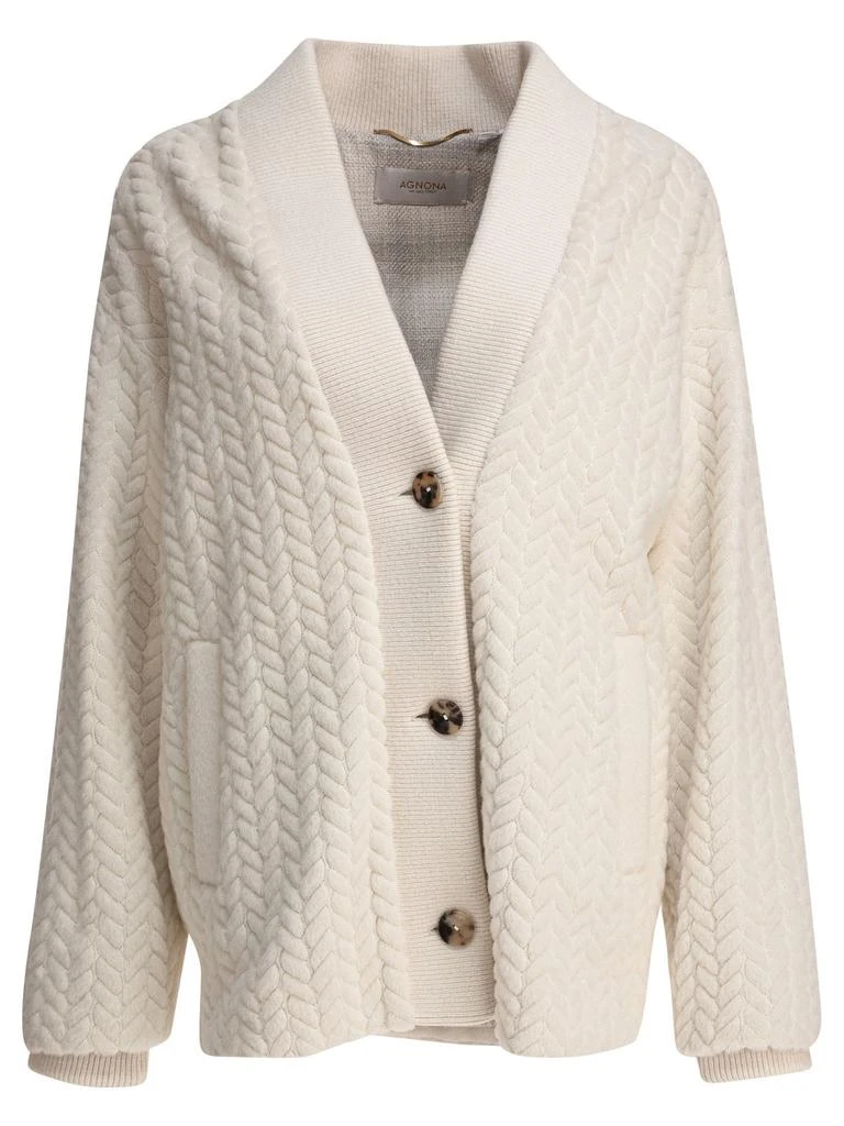 AGNONA Agnona Shawl Collar Coat 1