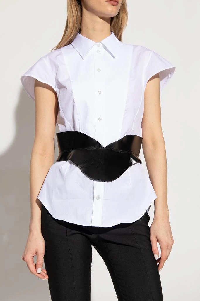 Alexander McQueen Leather corset belt 2