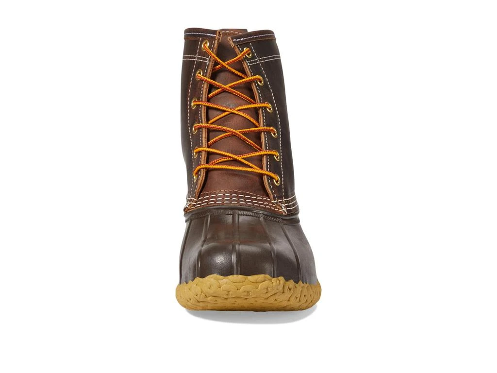 L.L.BEAN Bean Boot 8" Leather Primaloft Flannel Lined 2