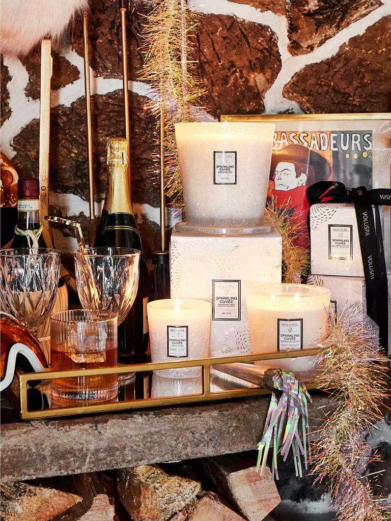 Voluspa Sparkling Cuvée 3-Wick Hearth Candle
