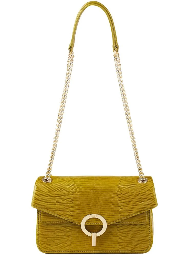 Sandro Yza mock croc-style leather bag 5