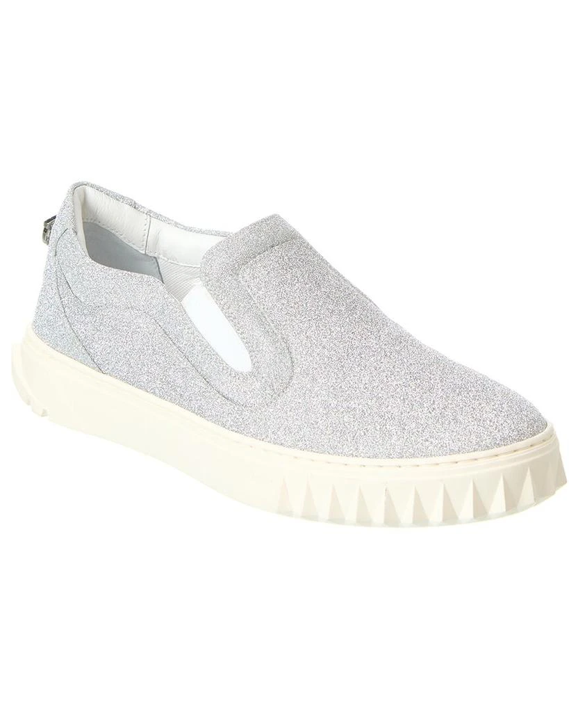 Salvatore Ferragamo Ferragamo Momo Glitter Slip-On Sneaker 4