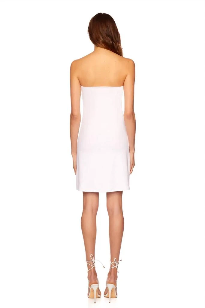 Susana Monaco Essential Tube Mini Dress In White 2
