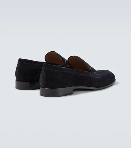 Gianvito Rossi George suede penny loafers 6