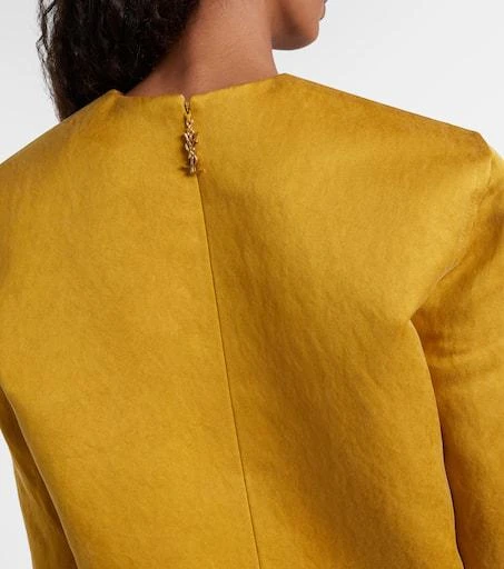 Yves Saint Laurent Silk satin minidress 5