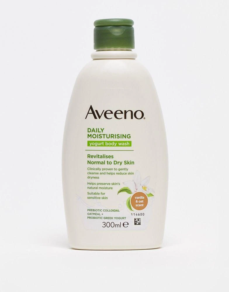 Aveeno Aveeno Daily Moisturising Yogurt Body Wash Vanilla & Oat Scented 300ml 1
