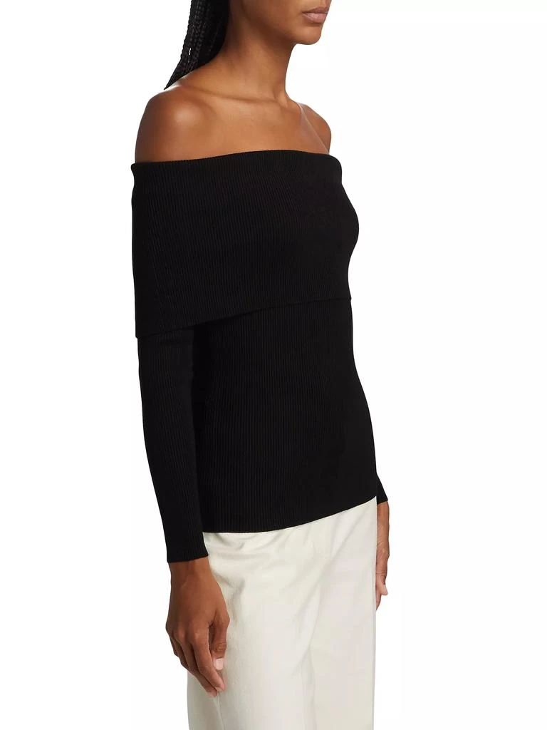 Tahari Imani Rib-Knit Off-The-Shoulder Sweater 4
