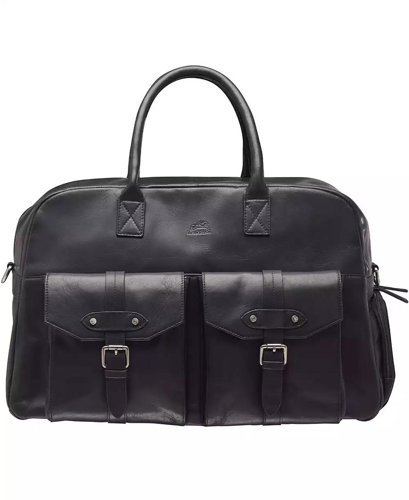 Mancini Leather Goods Men's Buffalo Classic Duffel Bag