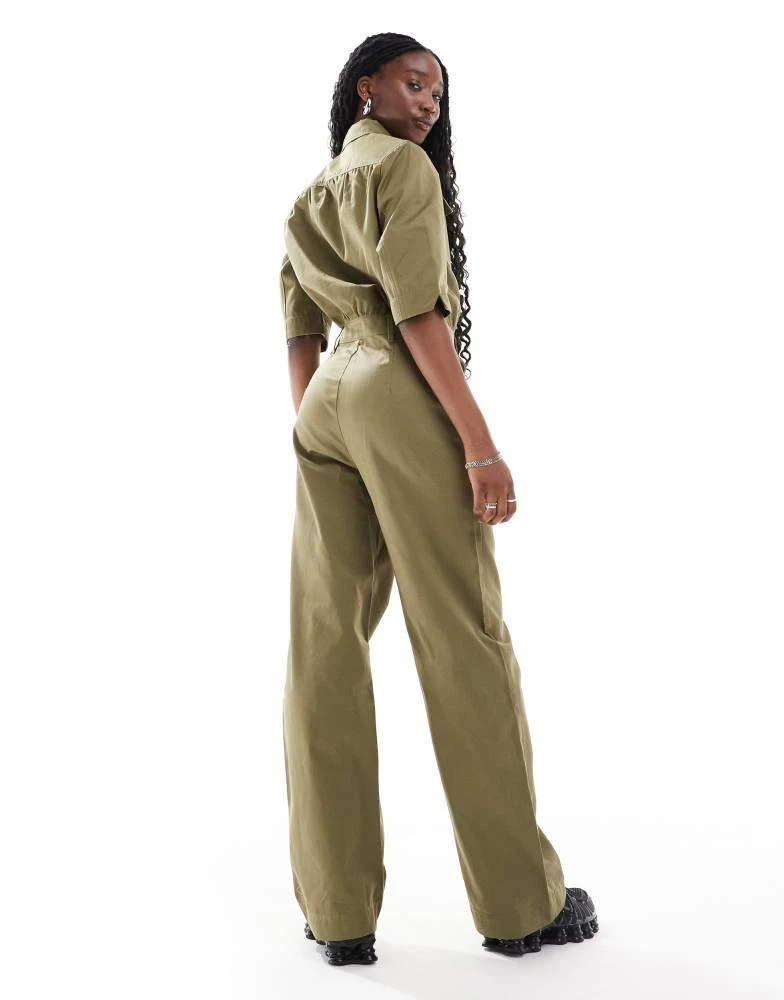G-Star G-Star jumpsuit in khaki green 4
