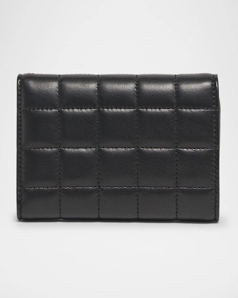 Yves Saint Laurent YSL Slim Trifold Wallet in Quilted Leather 4