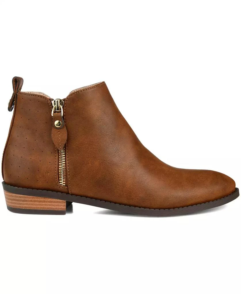 Journee Collection Women's Ellis Side Zip Ankle Booties 17