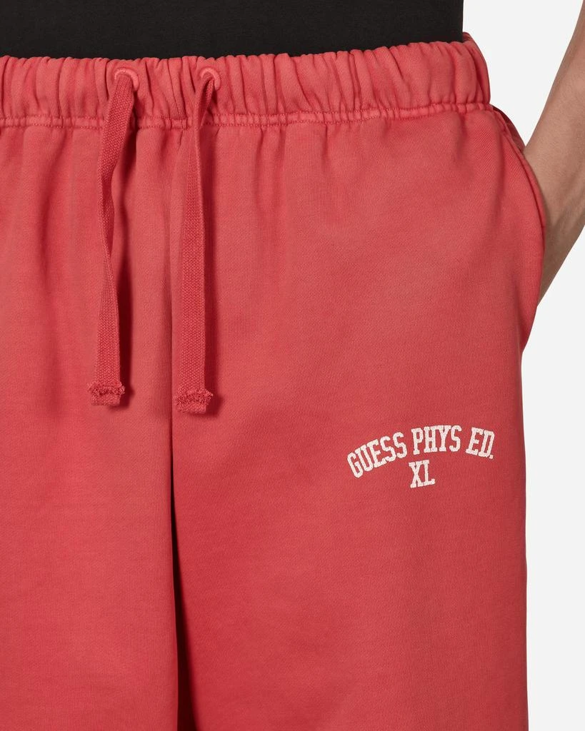 Guess USA Washed Terry Sweatpants Red 5
