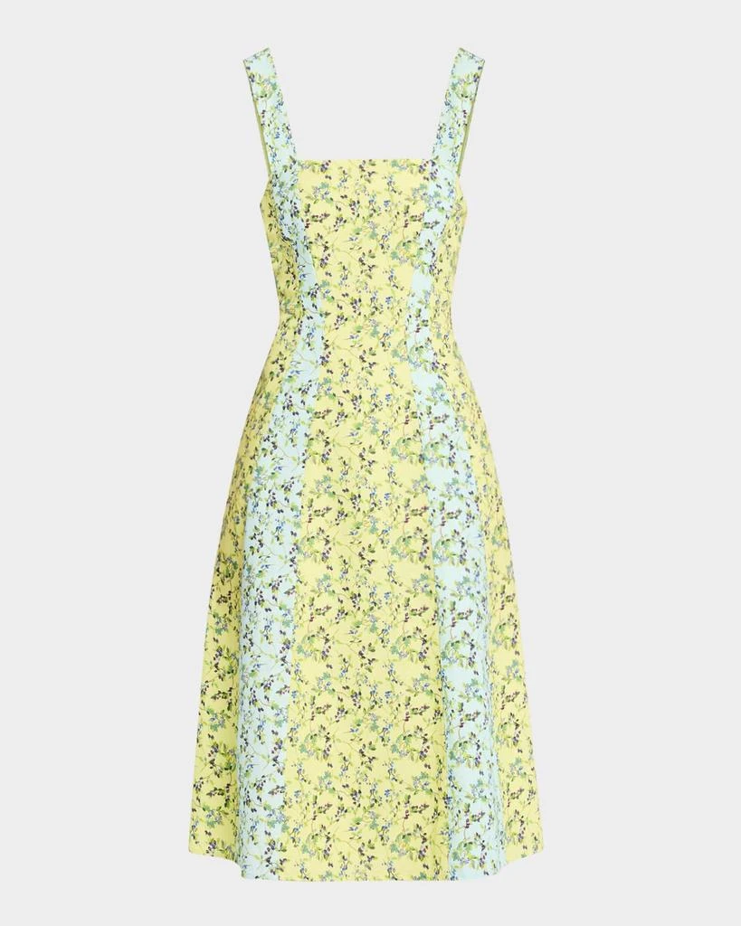 Rachel Antonoff Sloane Sleeveless Floral Midi Dress 1
