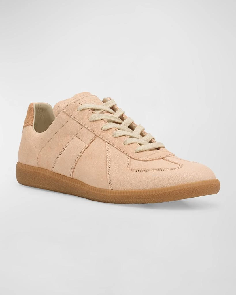 MAISON MARGIELA Men's Replica Leather Low-Top Sneakers 3