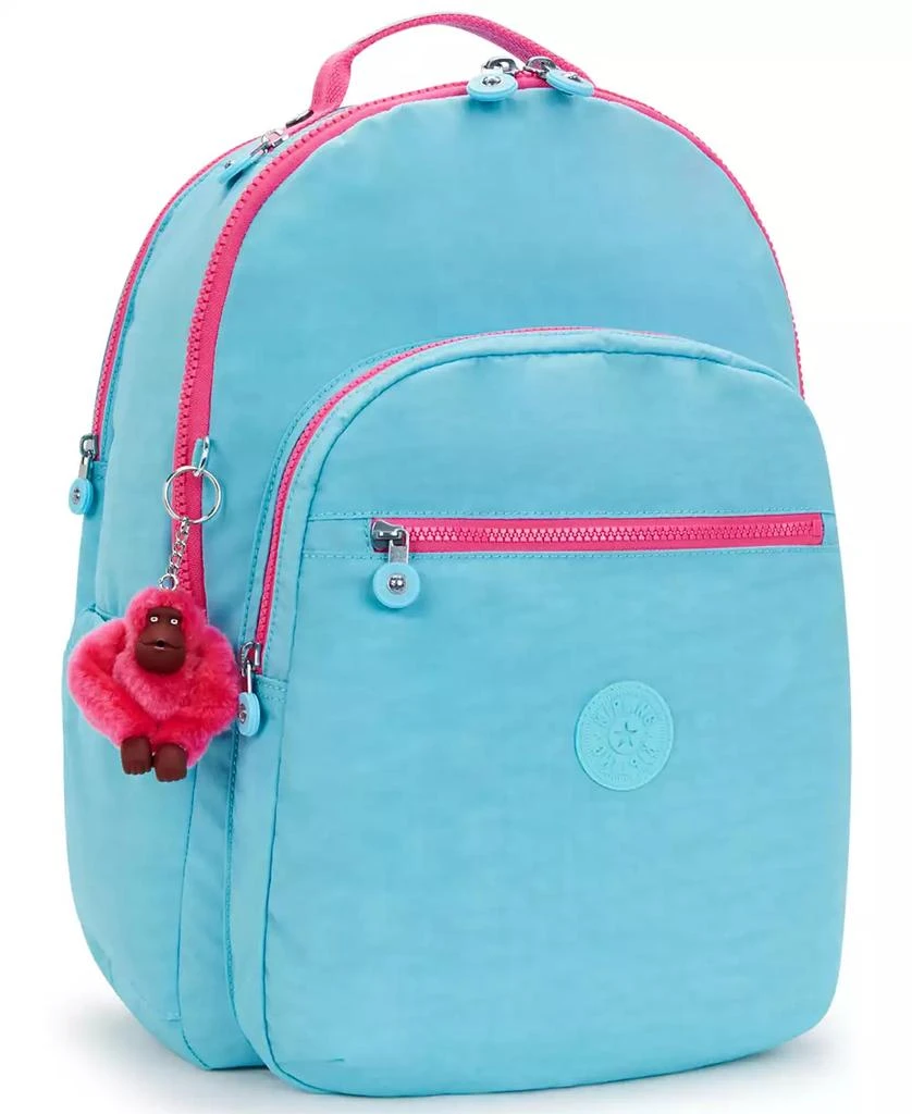 Kipling Seoul Extra Large Candy Metal Nylon 17" Laptop Backpack 4