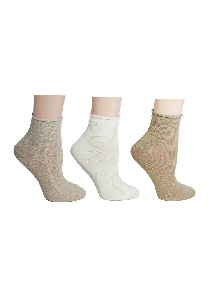 Sam Edelman Pointelle Anklet Socks - 3 Pack