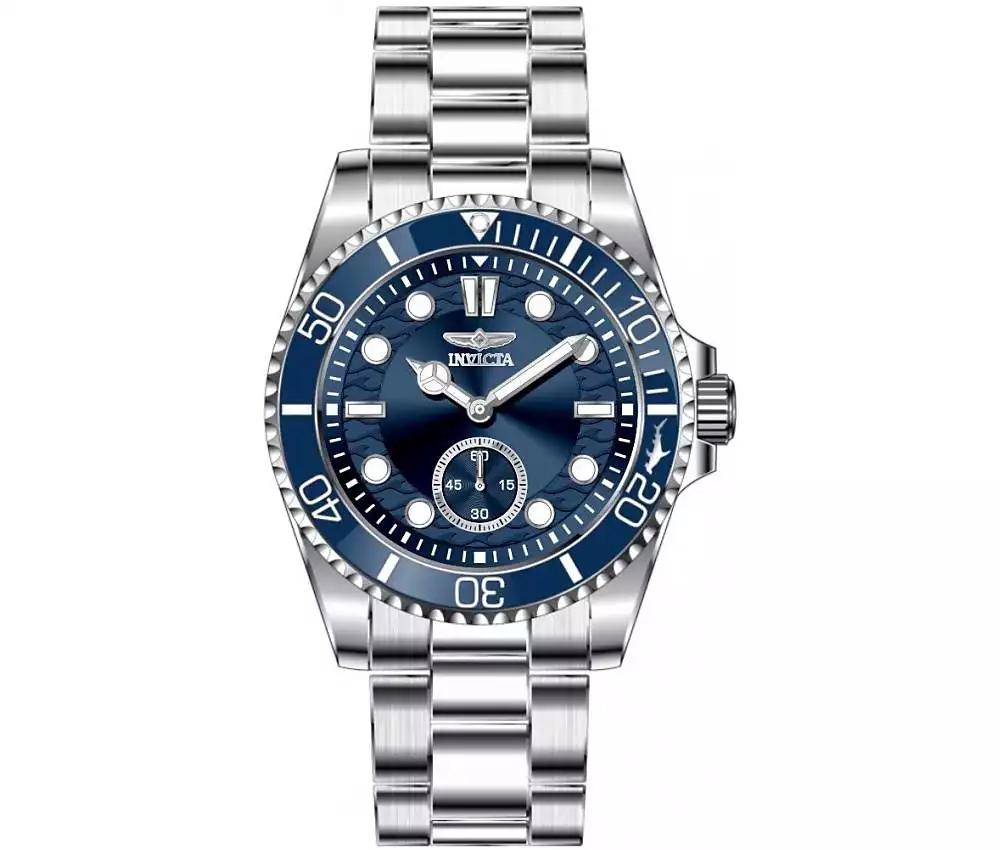 Invicta Men's 49422 Pro Diver Quartz VD78 Blue Dial Watch