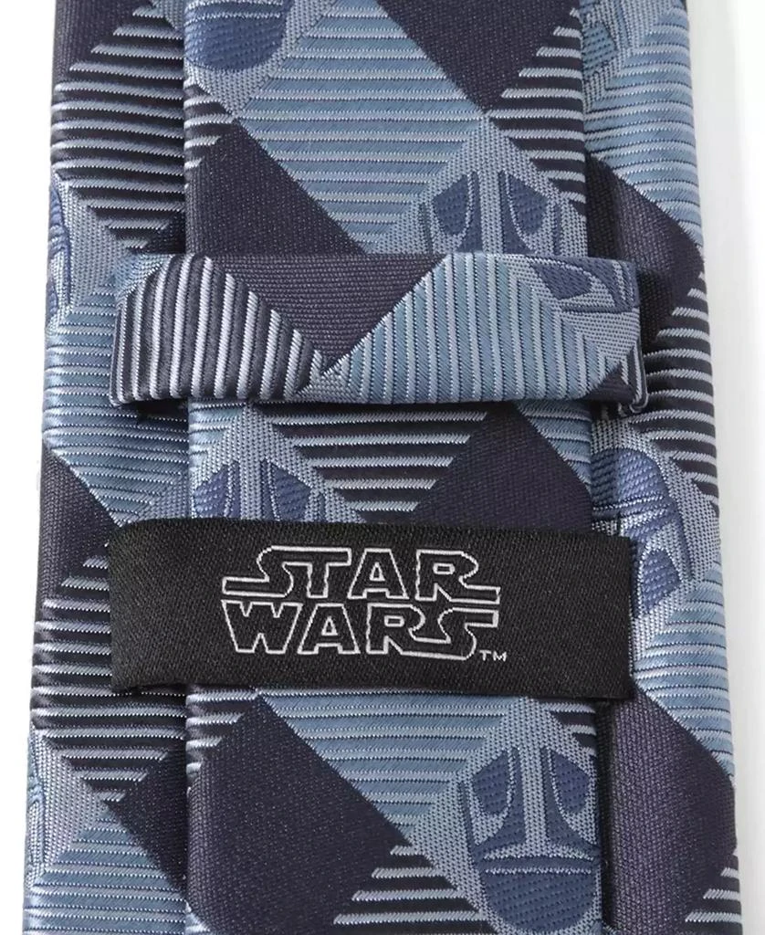 Star Wars Mando Helmet Check Men's Tie 3