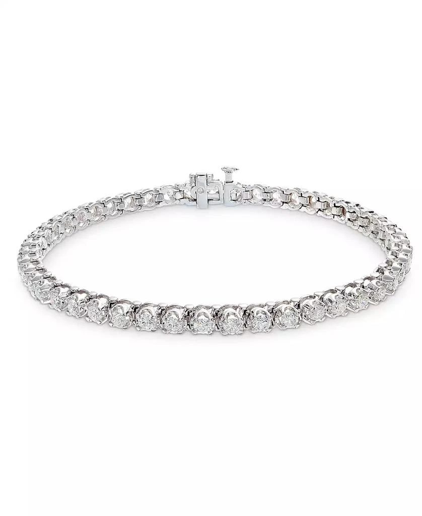 Macy's Certified Diamond Bracelet in 14k White Gold (3 ct. t.w.) 6