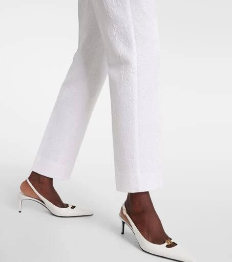 Dolce 
Gabbana Cotton-blend brocade slim pants 5
