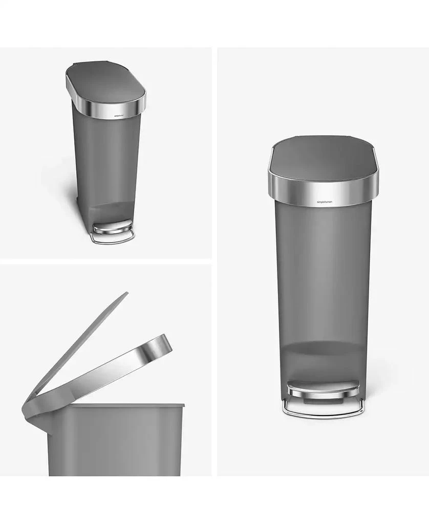 simplehuman 40L Slim Step Can 4