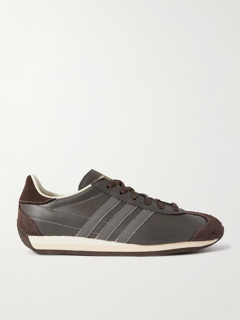 ゆう Adidas Country Og 绒面革边饰皮革运动鞋 - Men's Sports Shoes