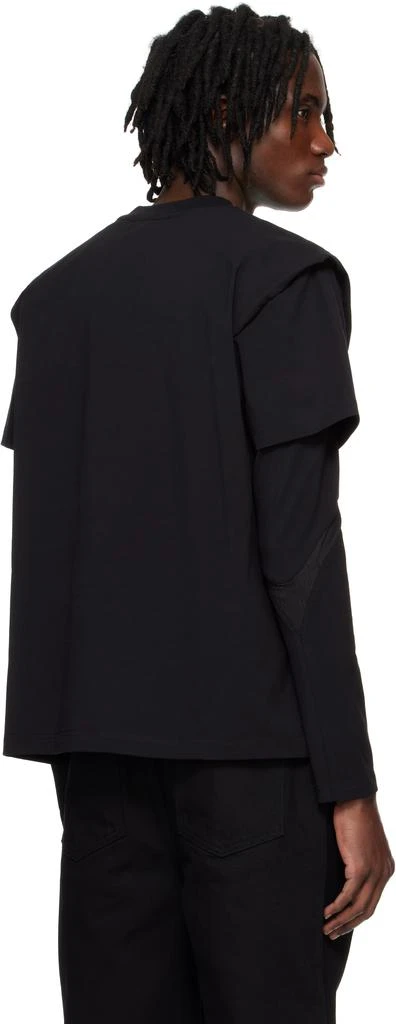 Heliot Emil Black Outline Logo T-shirt 3