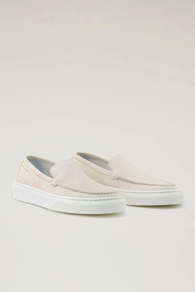 WO-FOOTWEAR Suede Slip-on Loafers - Women - Beige 2