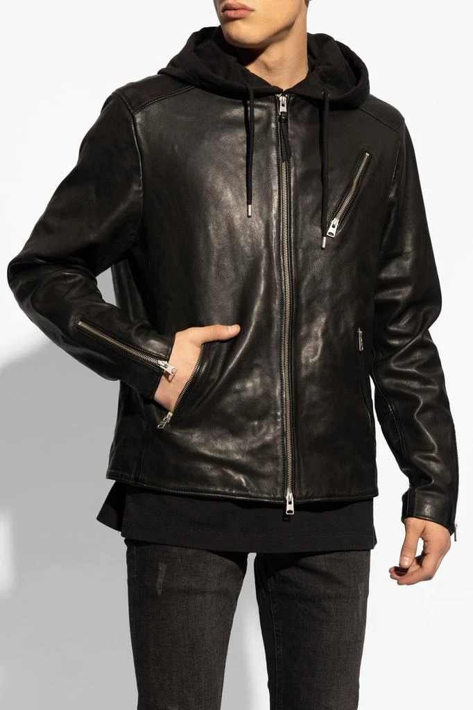 ALL SAINTS ‘Harwood’ leather jacket 3
