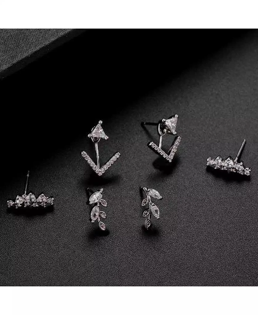 Nicole Miller Cubic Zirconia Earring Trio 2