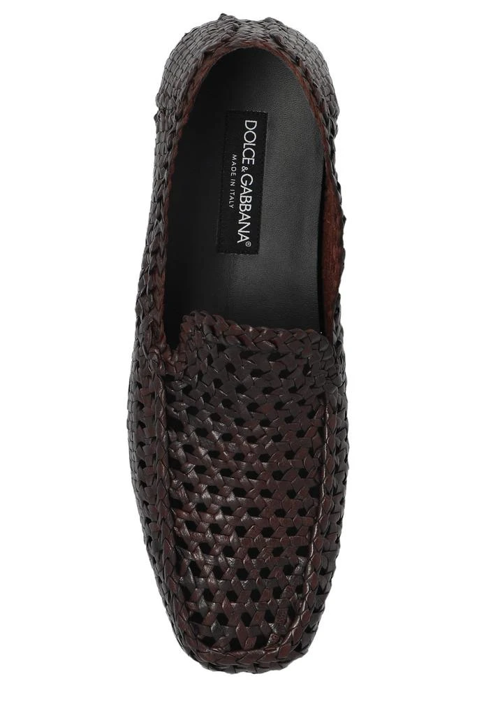 Dolce & Gabbana Dolce & Gabbana Hand-Woven Driver Loafers 4