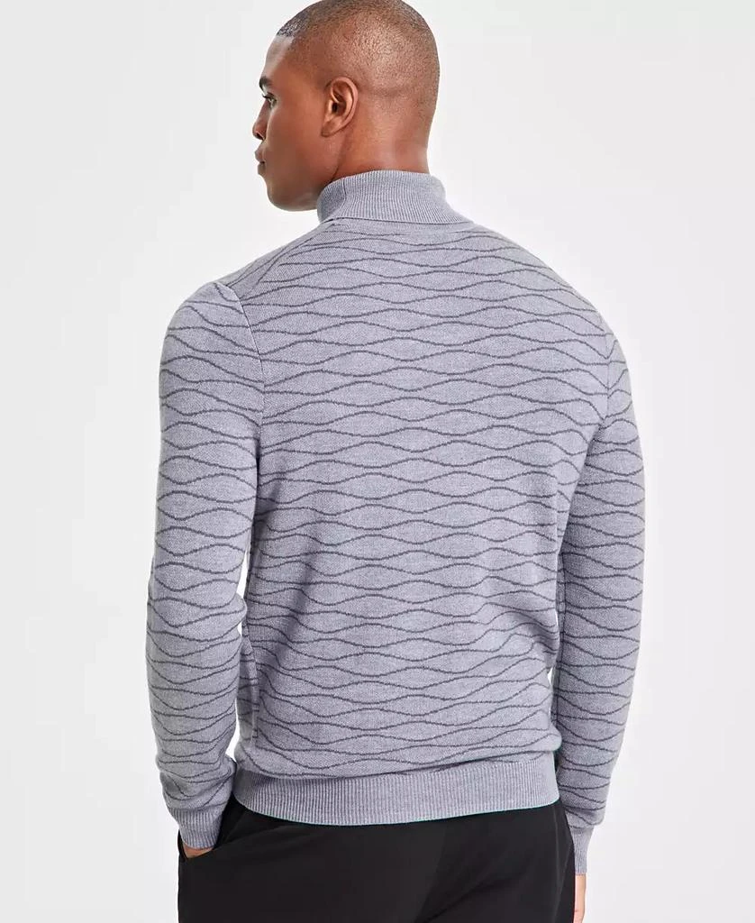 Alfani Men's Wool-Blend Textured Turtleneck Sweater, Created for Macy's 2