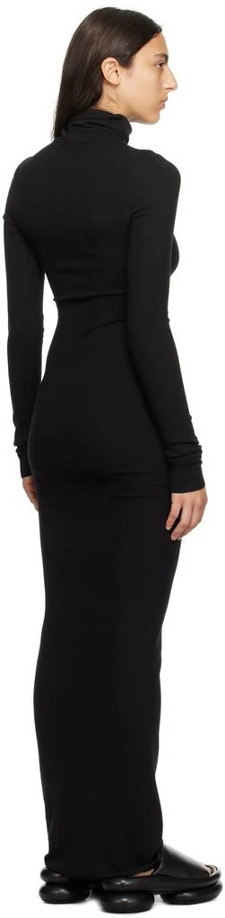 ÉTERNE Black Turtleneck Maxi Dress 3