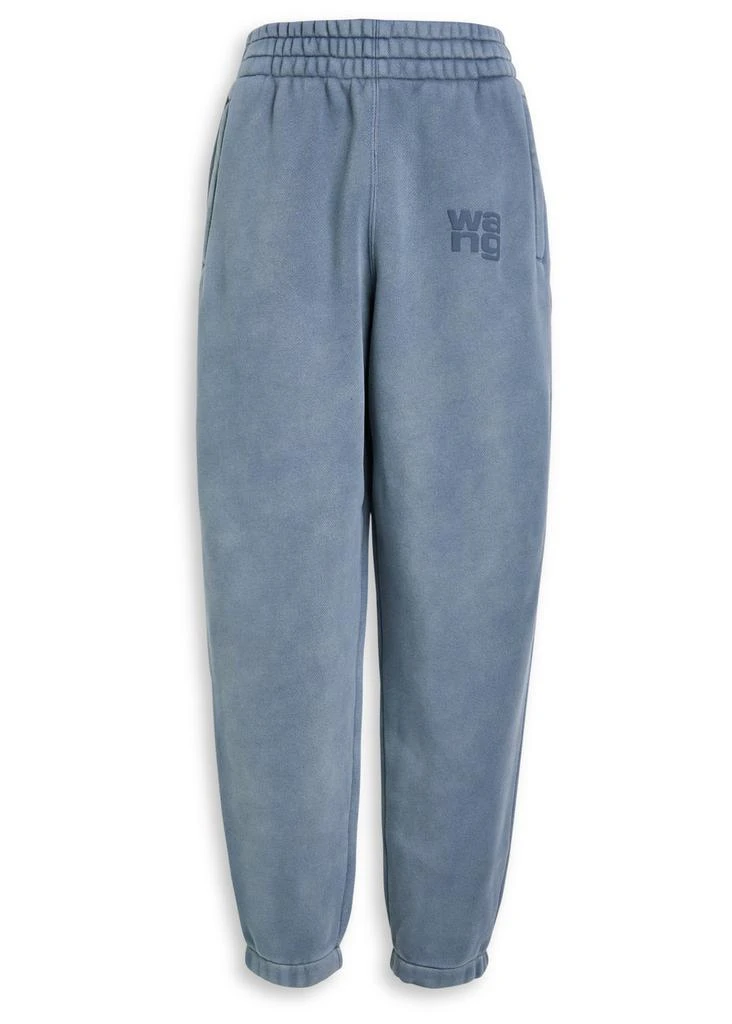 Alexander Wang Logo-embossed cotton-blend sweatpants 1