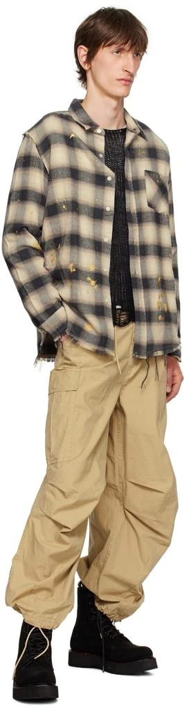 R13 Khaki Balloon Army Trousers 4