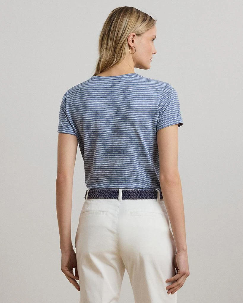 Ralph Lauren Striped Cotton Slub Jersey Pocket Tee 3
