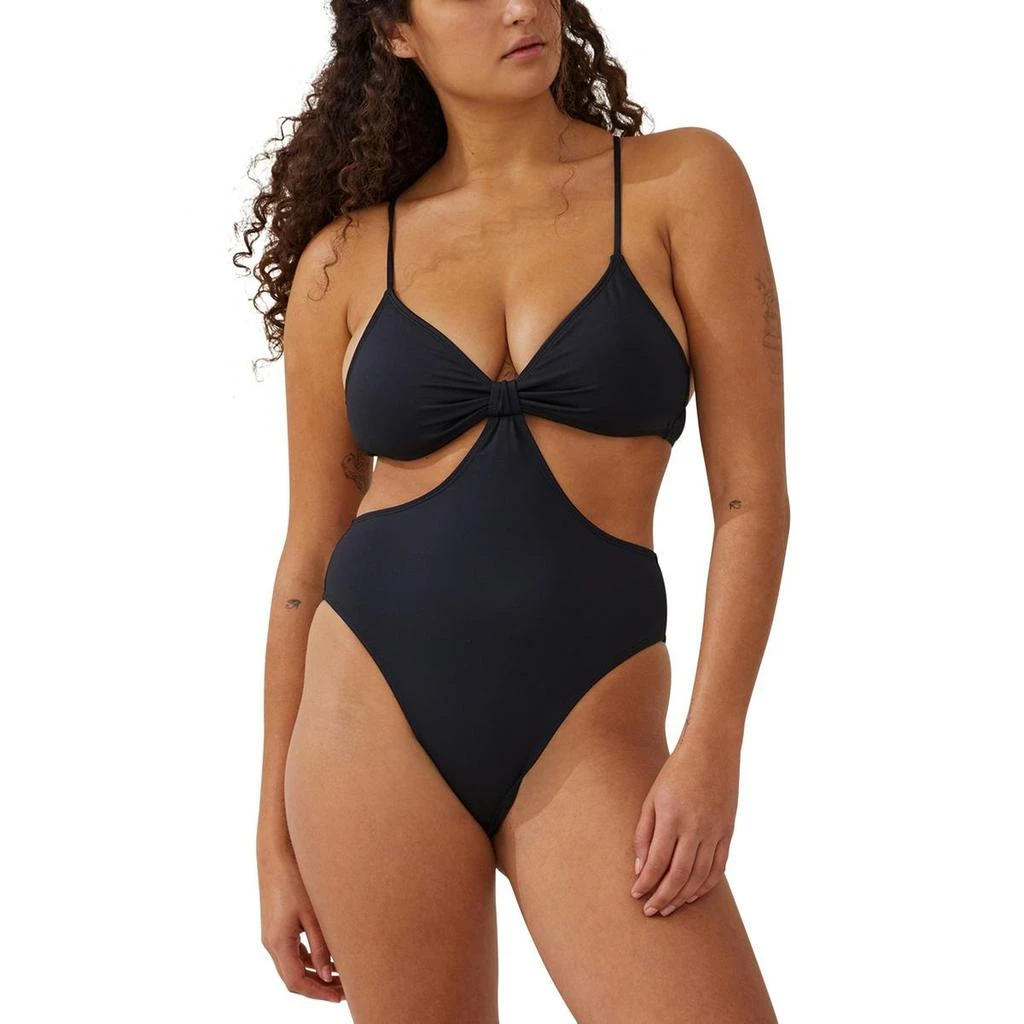 Cotton On Womens Cut-Out Knot One-Piece Swimsuit 4