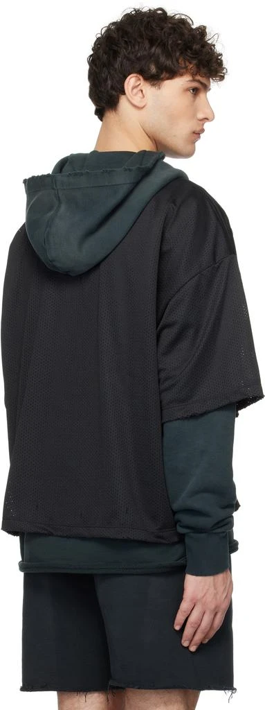 AMIRI Black MA Star Mesh Hoodie 3