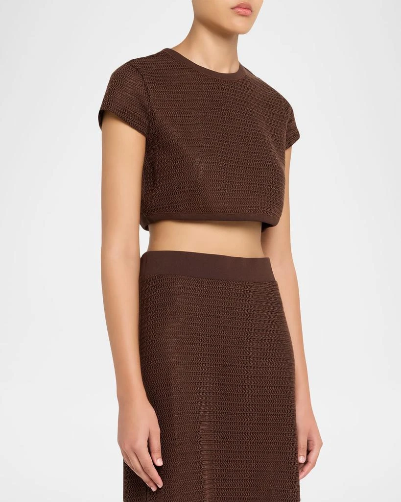 SIMKHAI Nicky Knit Midi Skirt 4