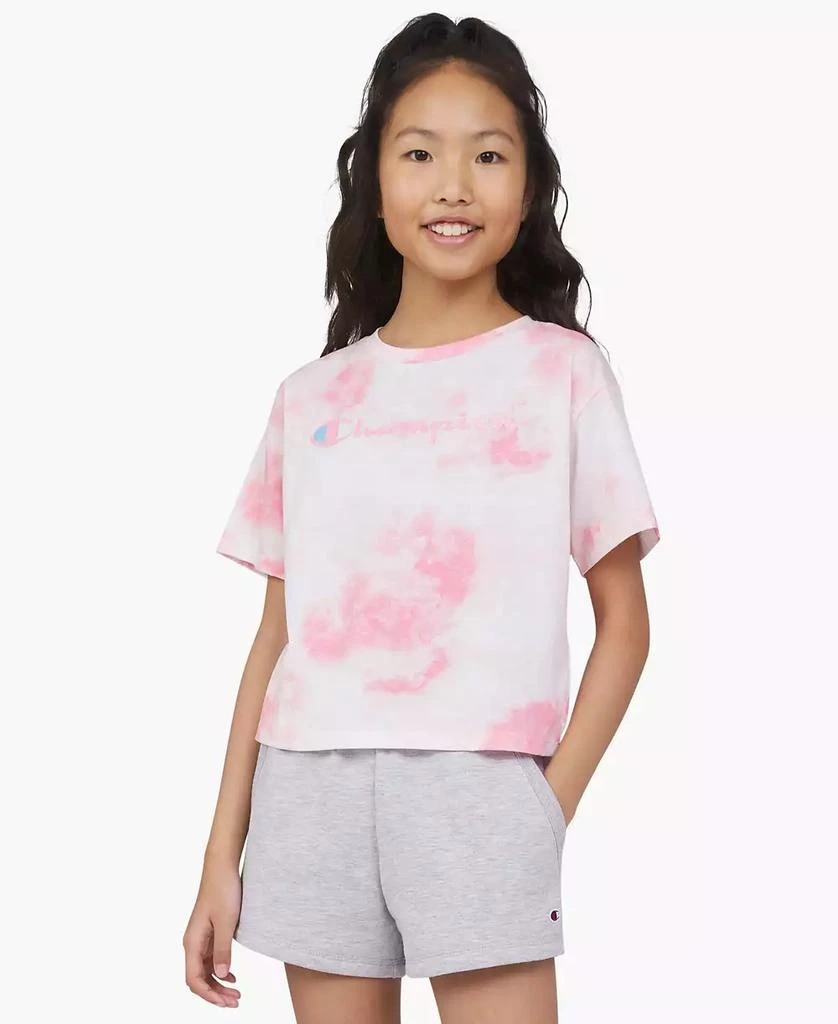 Champion Big Girls Tie Dye Meet Greet Crewneck T-shirt 5