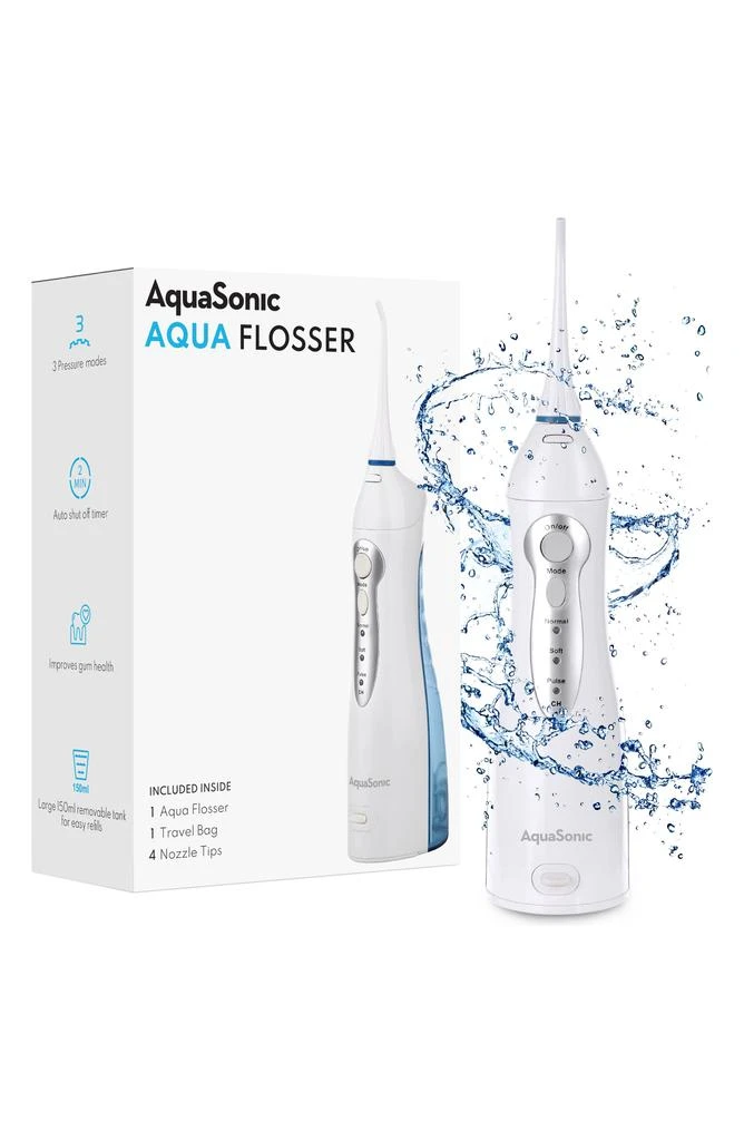 AquaSonic Vibe Series Ultra-Whitening Toothbrush & Aqua Flosser Set 8