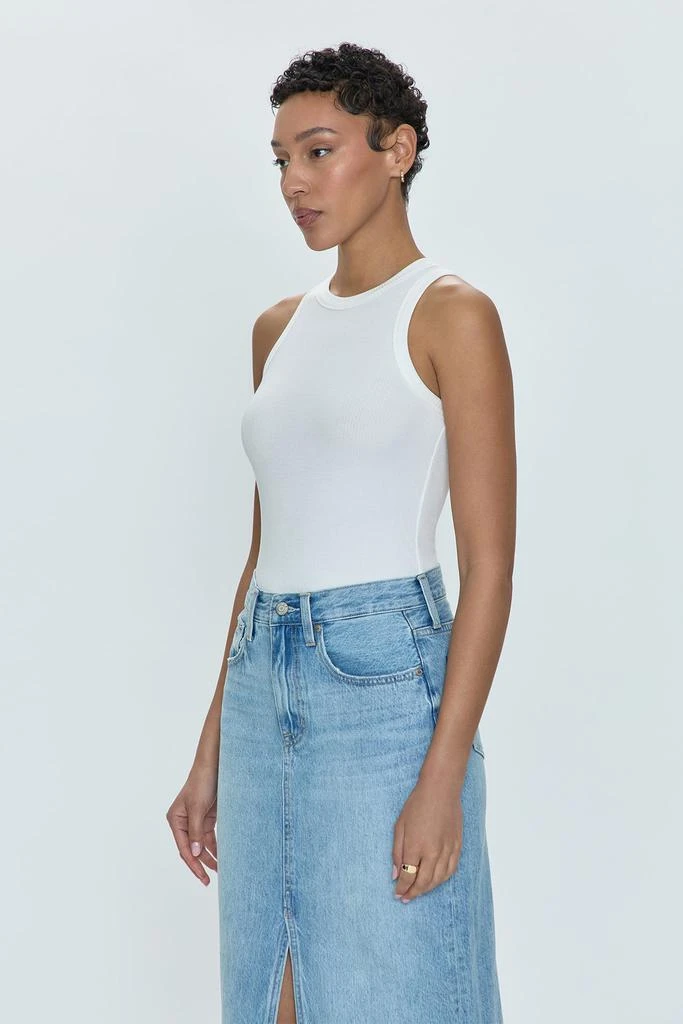 Pistola Denim Blake Crewneck Bodysuit - Le Blanc 5